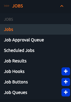 K8s Job List Nav