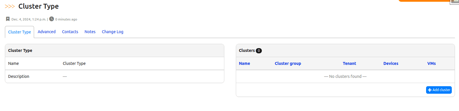 ClusterTypeView Before/After Example